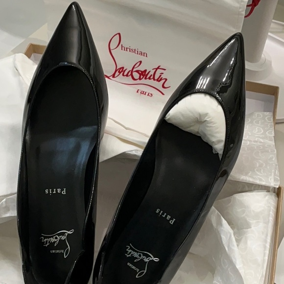 NIB Christian Louboutin Ballerina Patent Leather - Picture 3 of 9